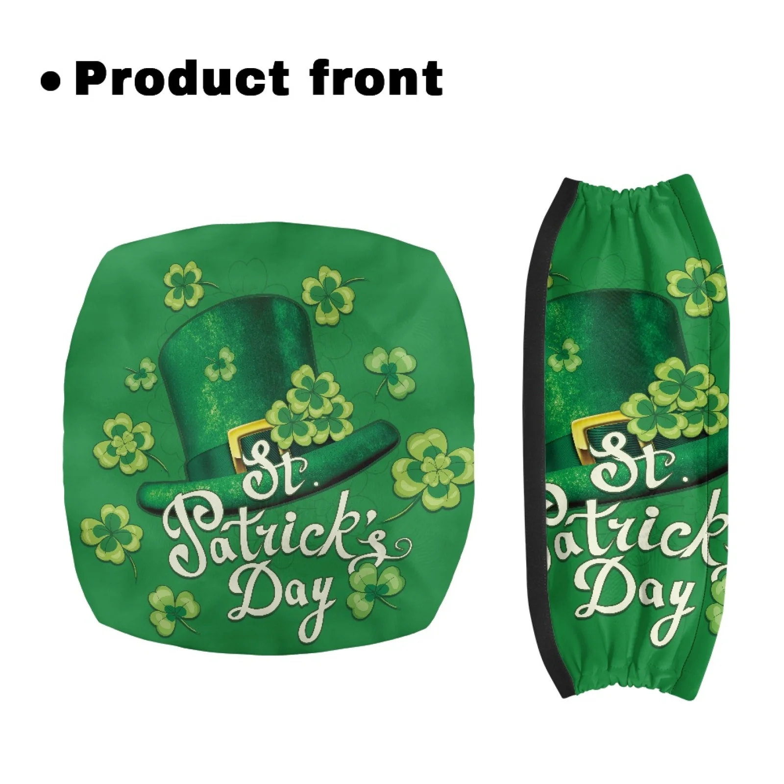 Coloranimal Easy Install Stretchable 2 Pcs Walker Seat Set for Family for Travel Saint Patrick's Day