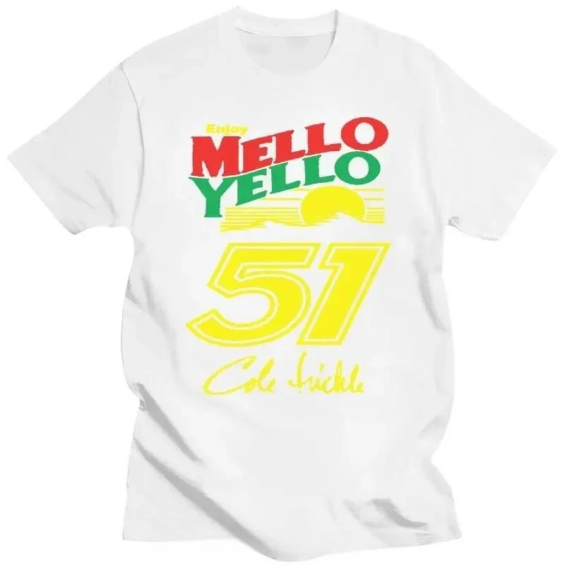 Cole Trickle Days of Thunder Mello Yello 51 T-Shirt Music Festival Special Unisex Cotton T Shirt Oversized Tshirt Men's Clothing