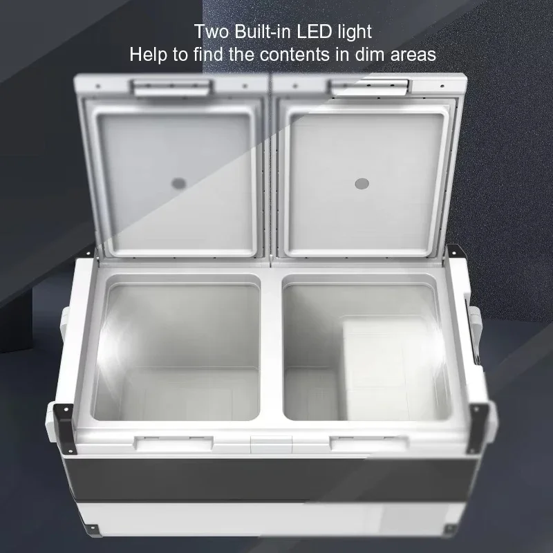 Antuncle 95L Large Capacity Car Fridges Camping Freezer Cooler Box  Portable Car Refrigerator