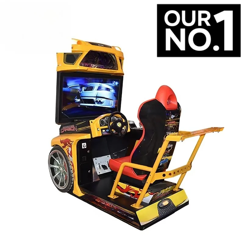 Driving Games Machine Interactive Racing Simulator High Speed Arcade Console Car Game Entertainment