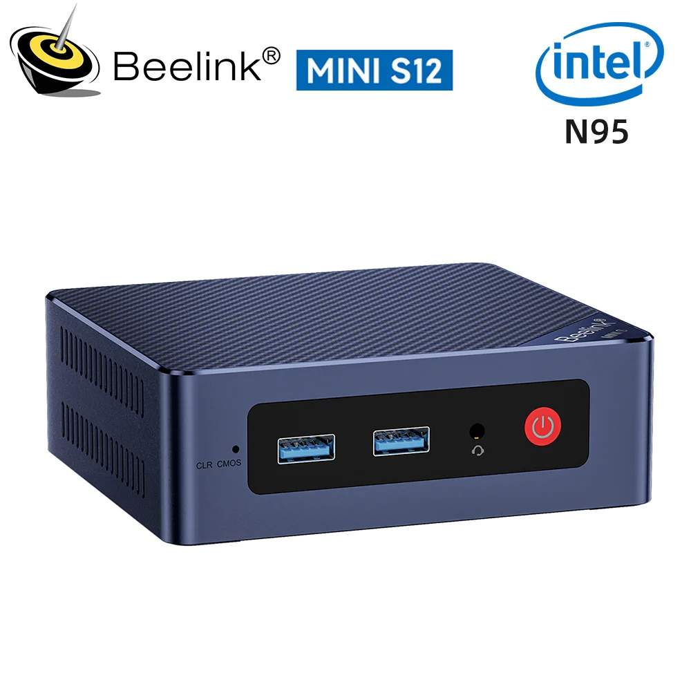 Imagem -02 - Beelink Mini Desktop Gaming Computer S12 Pro Intel 12th N100 Intel 11th N5095 8gb 128gb 256 gb Ssd N95 Gk3v vs