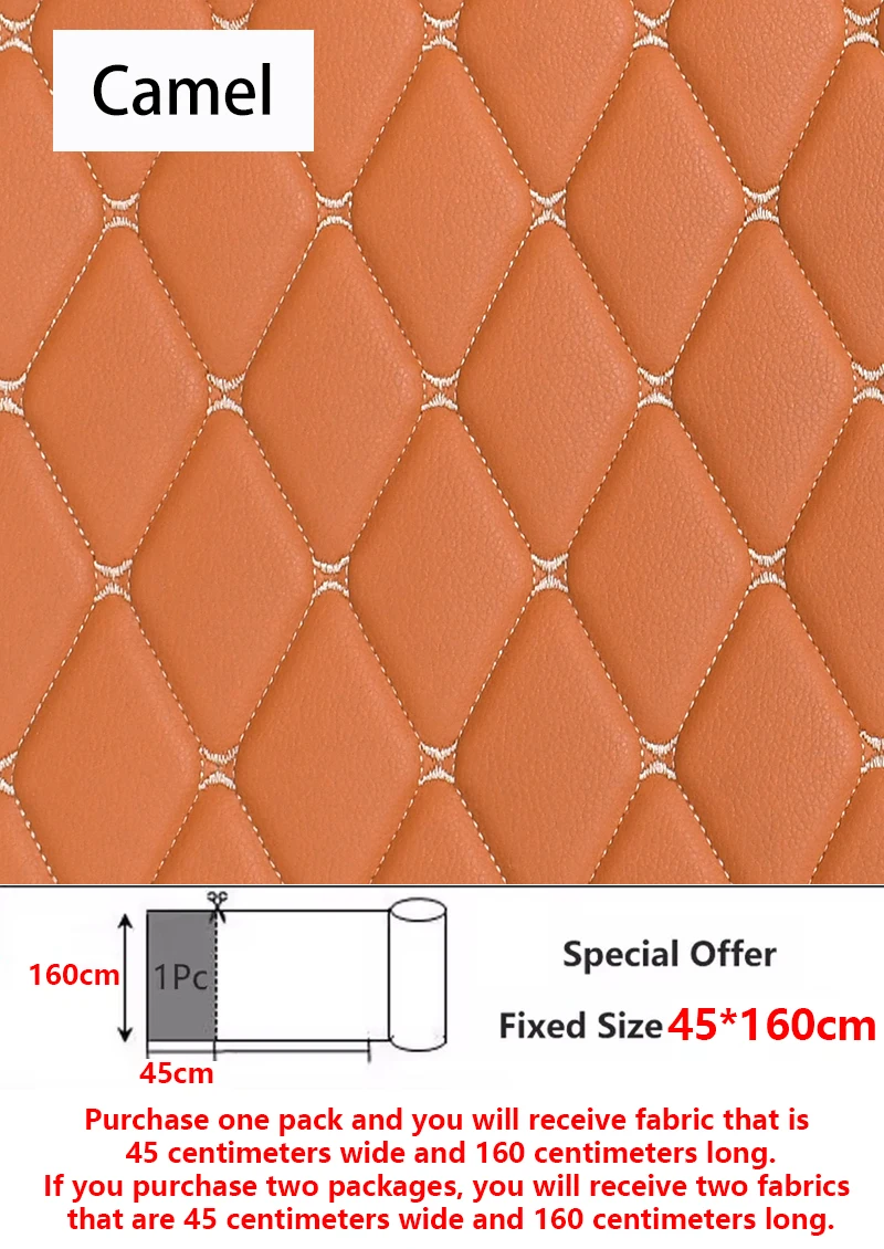 45/90x160 cm Speciale Aanbieding Geborduurde Plaid Stof Spons Tussenlaag Lederen Stoffen voor Auto-interieur Zitkussen decoratie