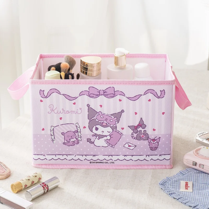 Genuine Sanrio Characters Multifunctional Book Doll Snack Storage Box Large Capacity Underwear Socks Home Storage Organization view 4