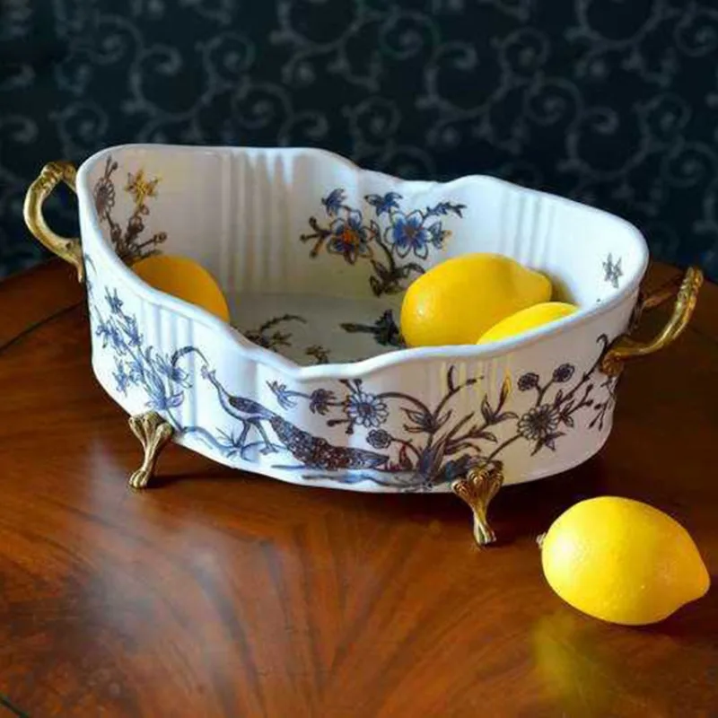 Container Multifunctional Plates Contemporary Unique Fashionable Design Plates Luxury Entryway Decoracion Hogar Home Decorations
