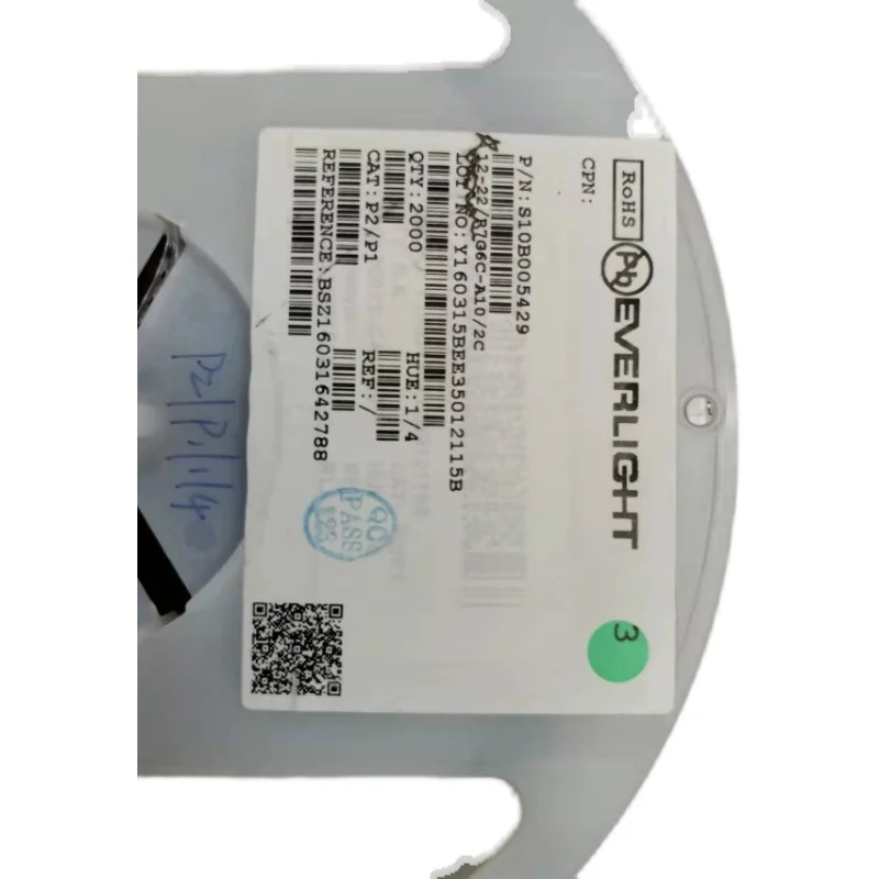 50 pezzi/12-22/R7G6C-A10/2C Taiwan 1206 LED laterali rosso e verde bicolore