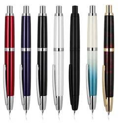 Jinhao-Stylo plume rétractable à 10 pressions, plume fine avec convertisseur, cadeau d'écriture