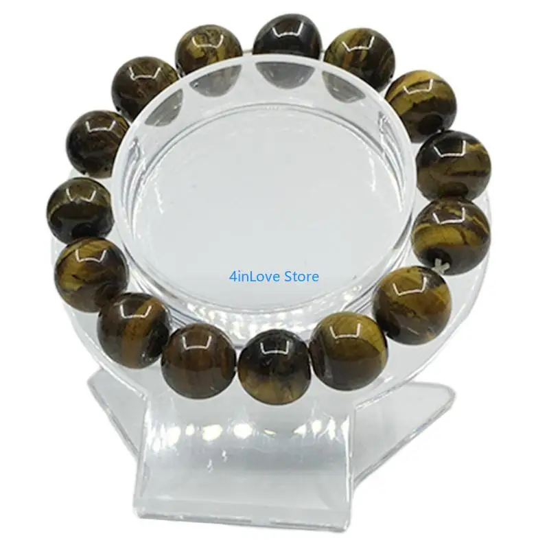 

T4MD Прозрачная стойка для хранения браслетов, держатель для браслета, акриловая подставка для часов