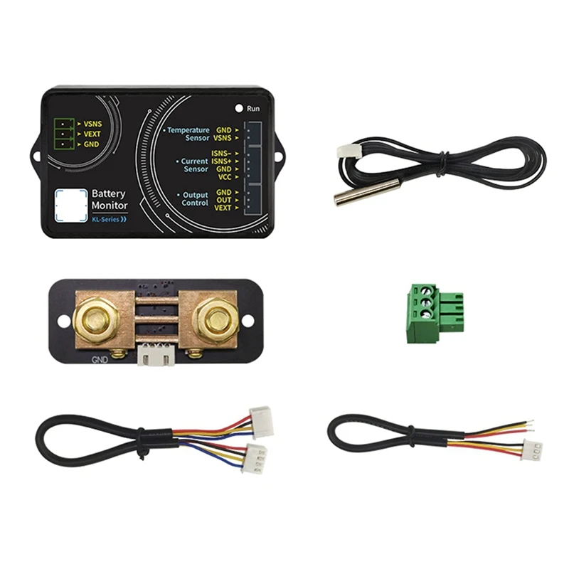 

B03C-KL110F 0-120 В 0-100 А Монитор батареи Bluetooth Тестер батареи Измеритель напряжения и тока VA Измеритель батареи Кулоновый метр