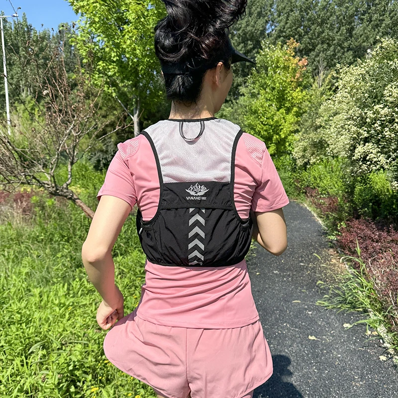 Outdoor Trail Running Backpack Ultralight Women Men Running Race Hydration Vest Marathon Bicycle Bag for Marathon Cycling Hikin image 6
