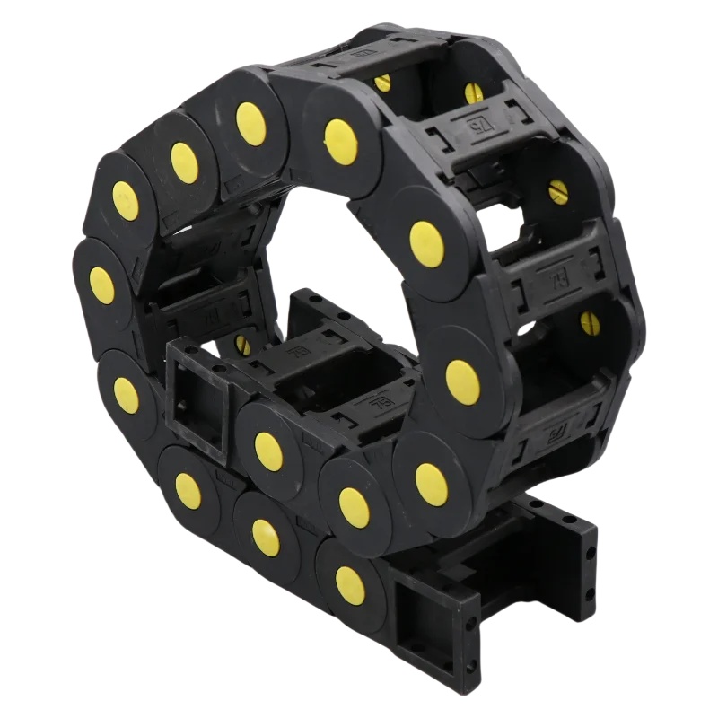Bridge Type 2 Pcs Towline 35*75mm R100 Cables Water Pipe Air Pipe Chains for Machine Transmission  Drag Chain Each 1m Length