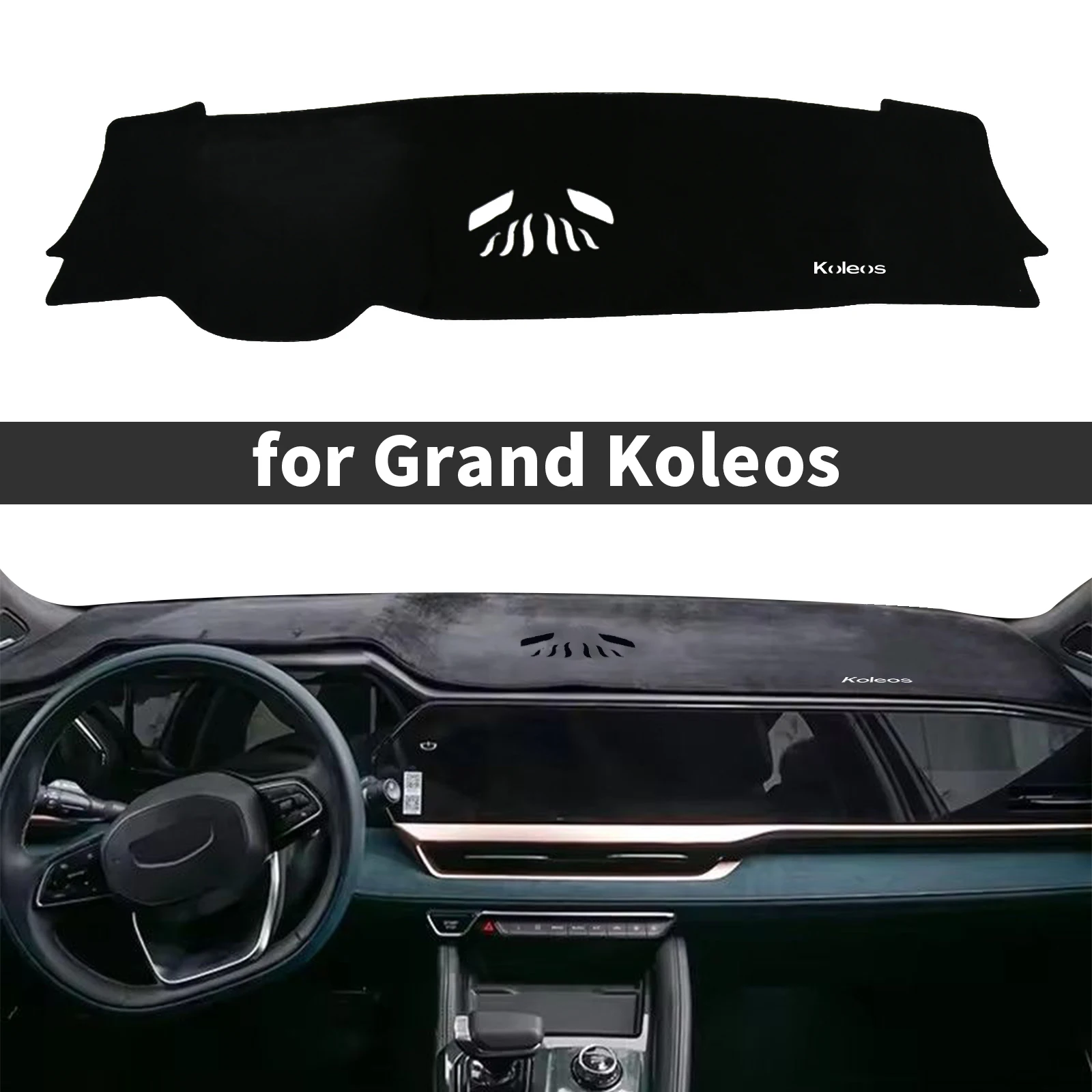 

fit for Renault Grand Koleos 2024 2025 2026 Dashmat DashMat Sunshade Dashboard Cover Pad Protective Carpet Car Accessories