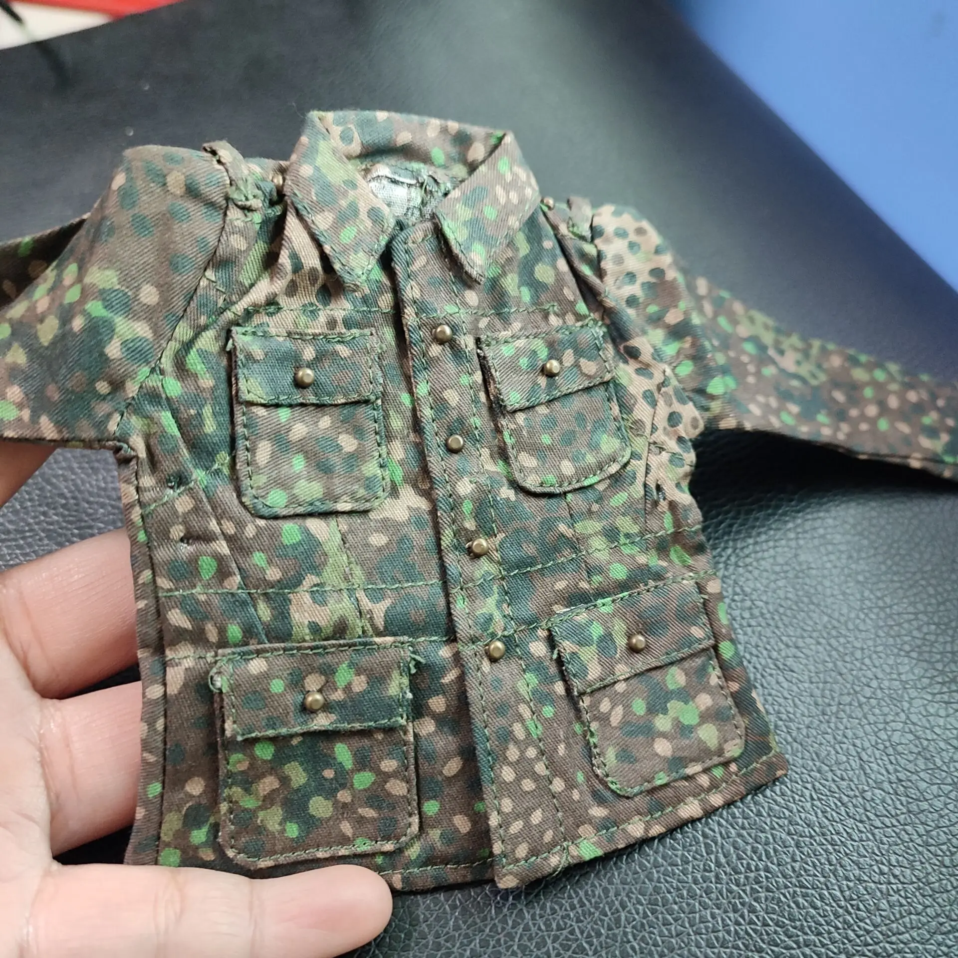 1/6 Soldier Action Figure Uniform uniforme militare tedesca WWII Pea Cam Combat Hat/Cap Coat Jacket Smock M43 pantaloni paracadutista