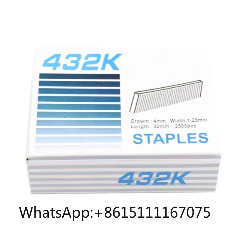 Woodworking U-Type Staple Nails Replacement Accessories, Fit for Nail Gun, Specification 425K, 432K, 438K, 440K, 440KB