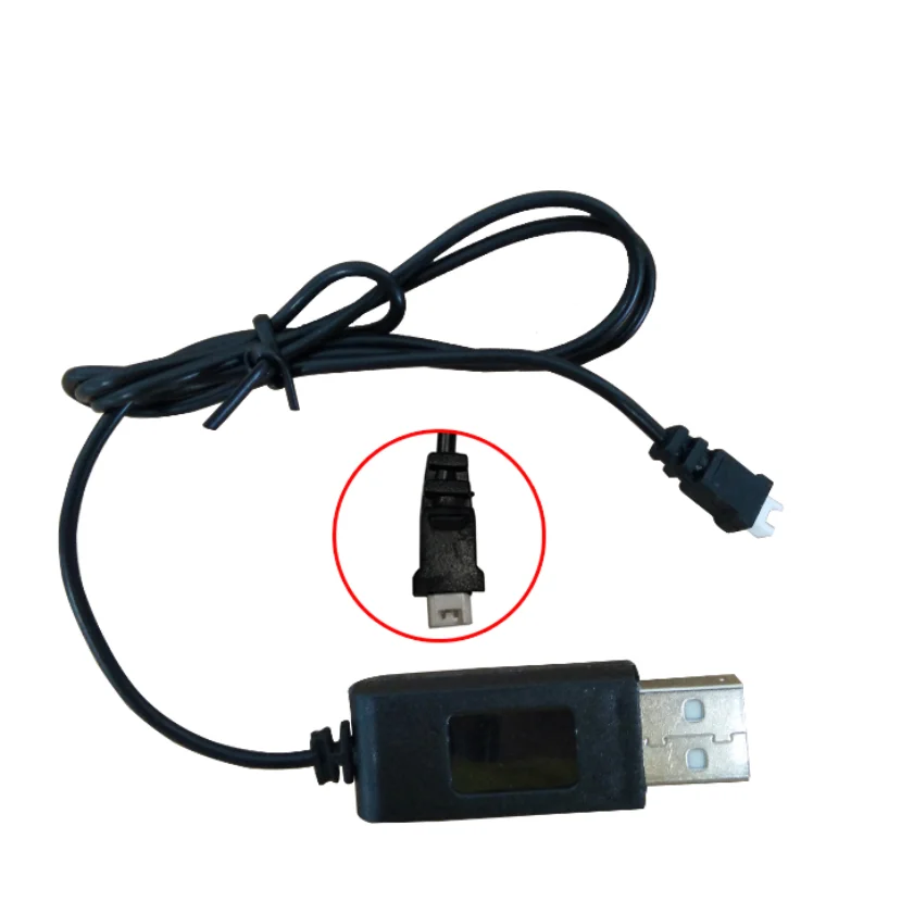 3.7V USB Charging Cable JST SM 1.25 2.0 2.5 3.5 MX2.0 Plug Lithium Battery Charger for RC Aircraft Helicopter Toys Accessories