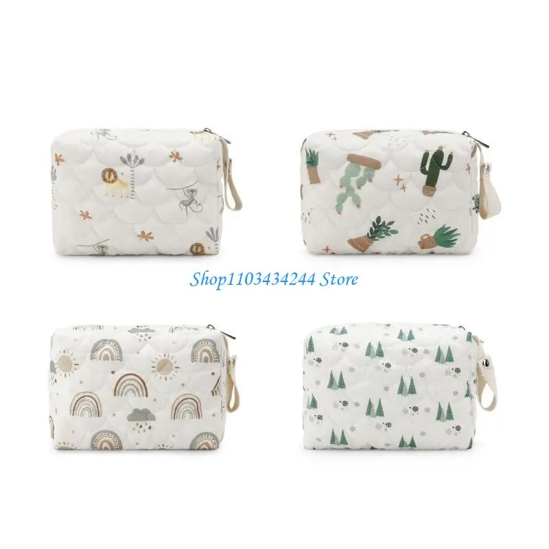 Portable Baby Diaper Storage Case Water Resistant Hand Bag for Travel & Shopping