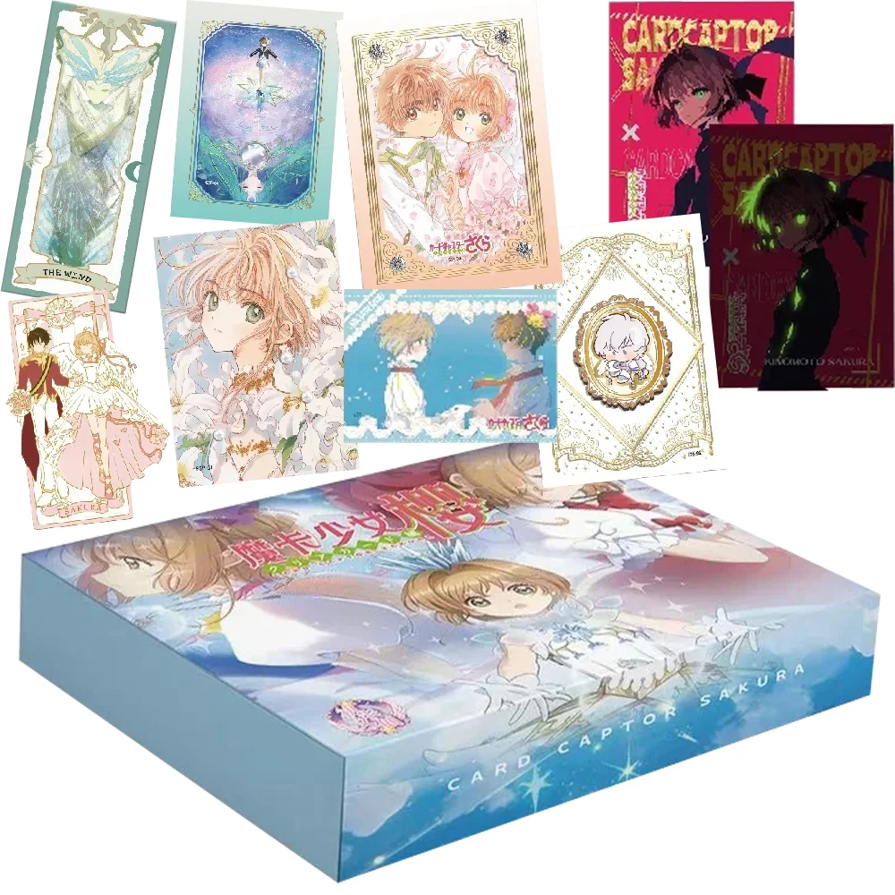 Tarjetas Coleccionables de Anime Card Captor Sakura: Aventura Mágica en el Campus, Personajes Únicos y Creativos, Tarjetas con Encanto y Vitalidad, Regalos de Tarjetas HD