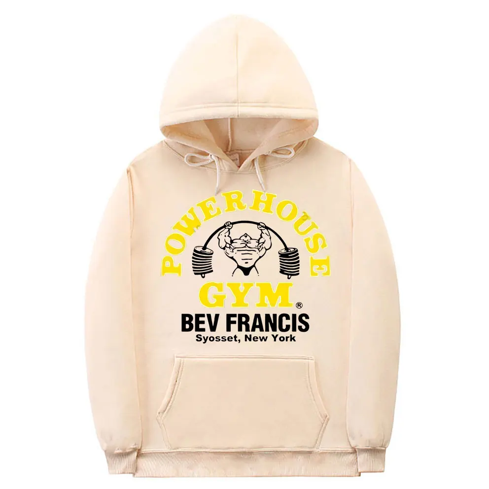 Powerhouse Gym Harajuku Geek Funny Hoodie Men Women Fashion Casual Loose Sweatshirt Long Sleeves Crewneck Unisex Cotton Hoodies