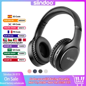 Siindoo JH-919 Wireless Kopfhörer Bluetooth Foldable Stereo Super-niedrige Mikrofonreduktion für iPhone PC TV PC TV 12 Hauptverkäufe Dodo - №7