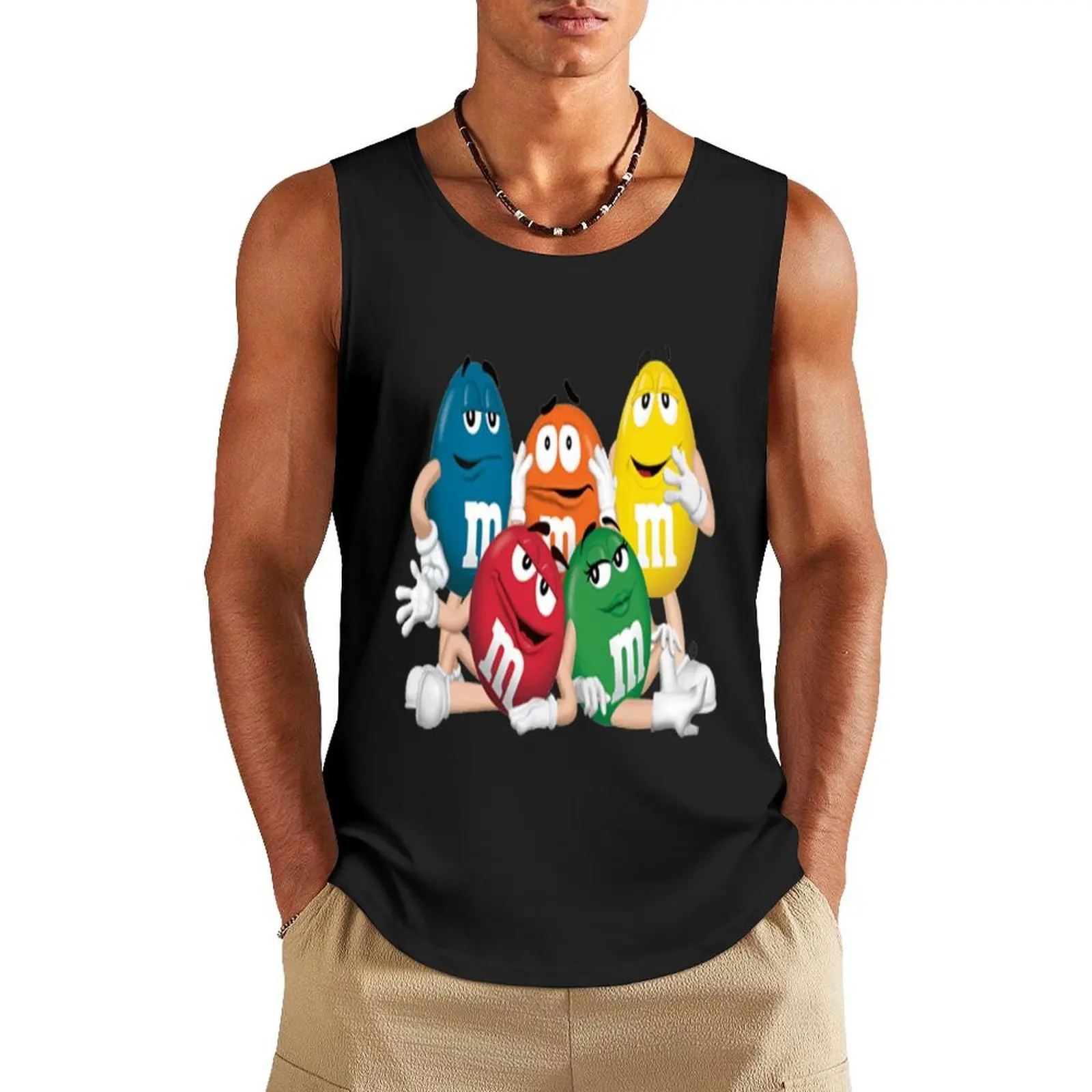 

NEW MMS Tank Top gym accessories man clothes for men t shirt gym Japanese t-shirt