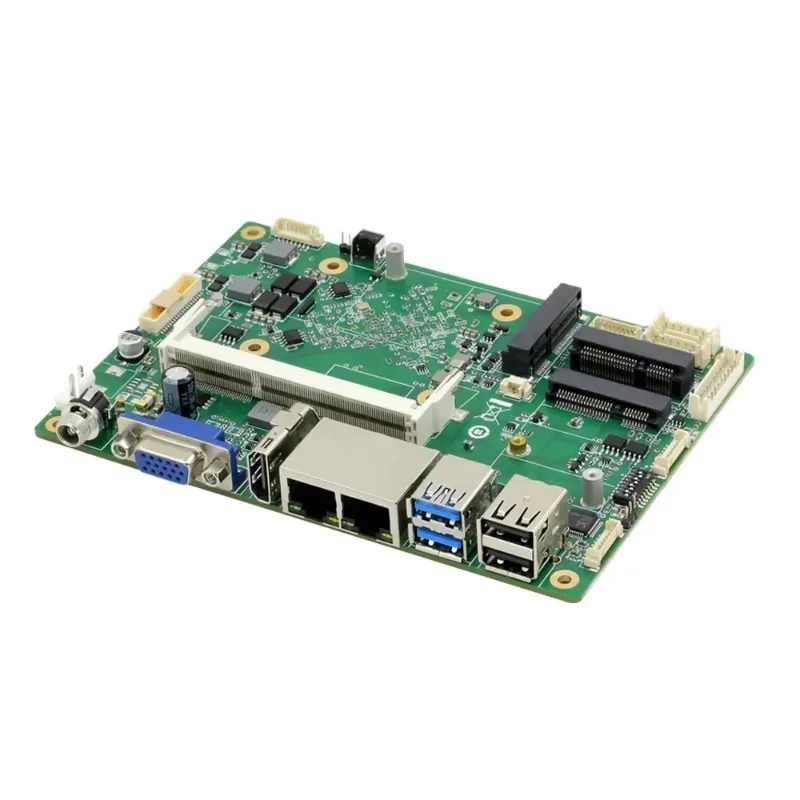 I7 5500U Embedded Industrial PC Mainboard 3.5inch Dual NIC 6xCOM 4G Card WiFi VGA Ubuntu Mini PC MotherBoard