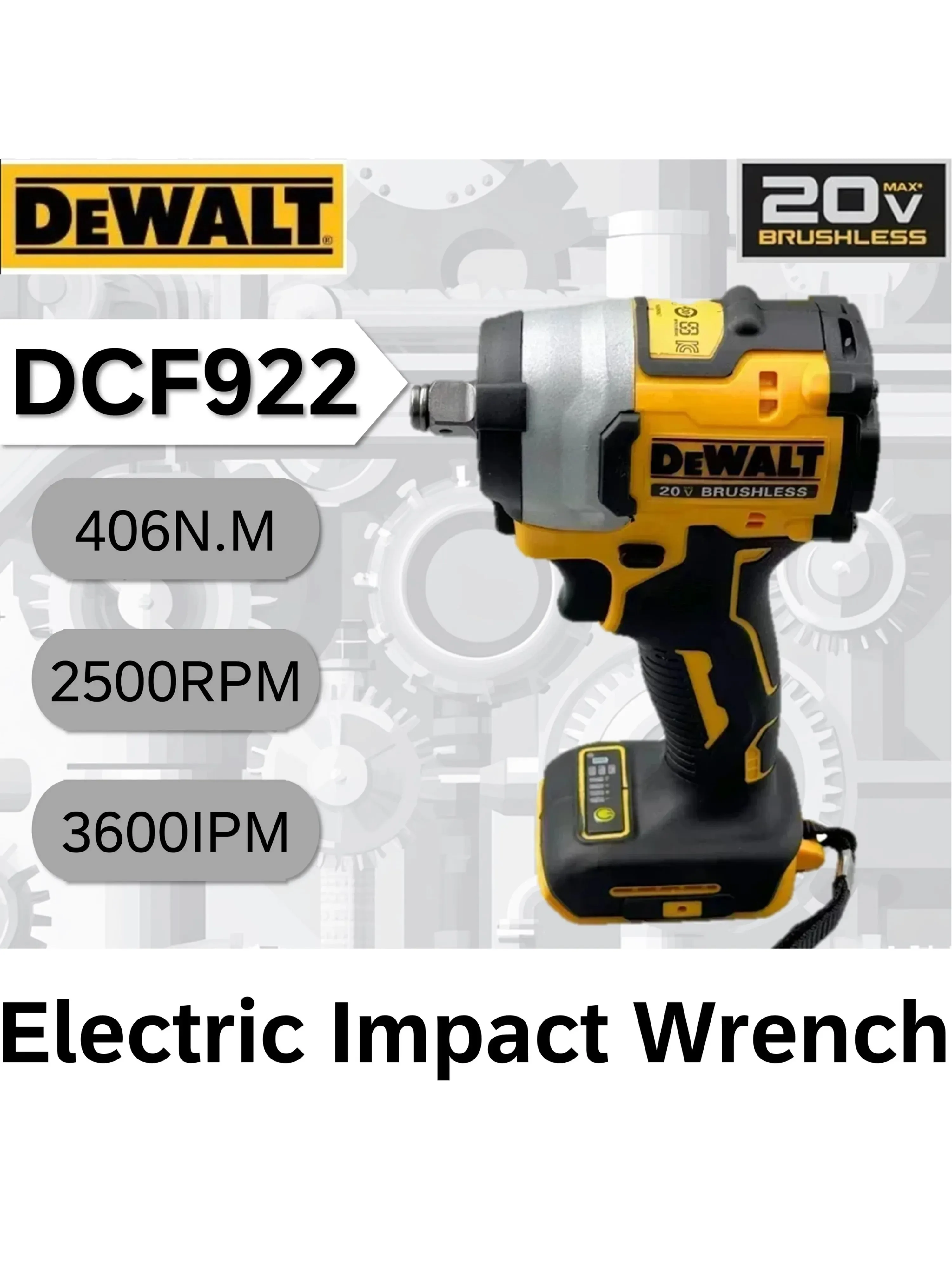 2026-dewalt-dcf922-brushless-impact-wrench-–-610nm-high-torque-20v-cordless-variable-speed-rechargeable-electric-tool
