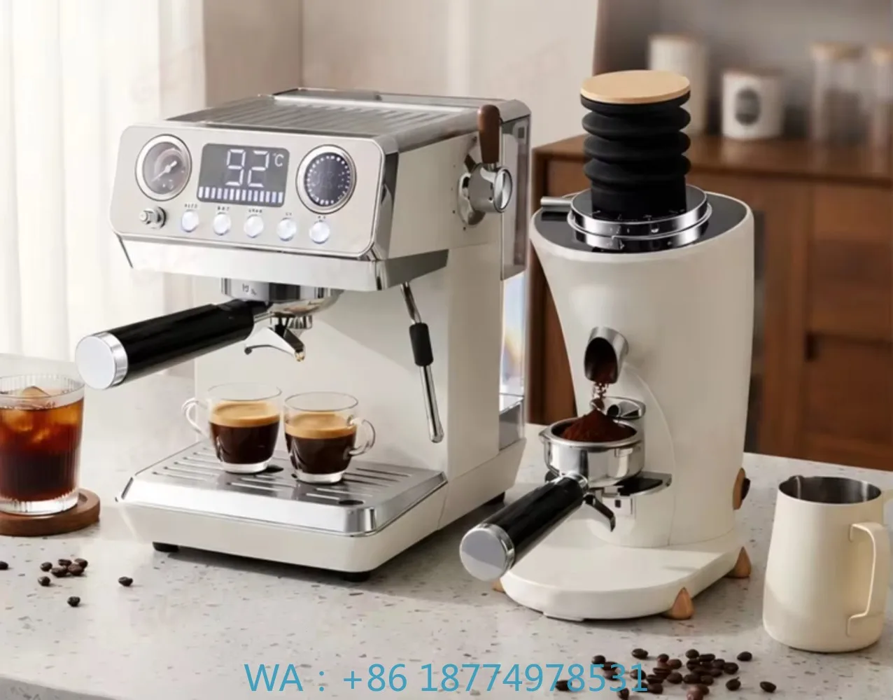 1. Italian Semi‑automatic Espresso Maker, OPV Stable Pressure 20bar High Pressure With Milk Frother Coffee Brewing Tool