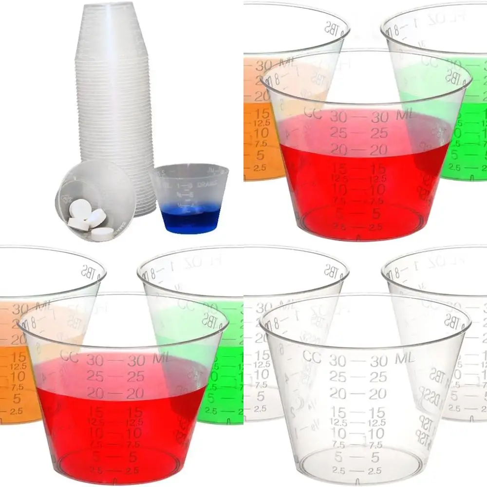 

1-Ounce Disposable Plastic Medicine Measuring Cups - Bulk Pack of 5000