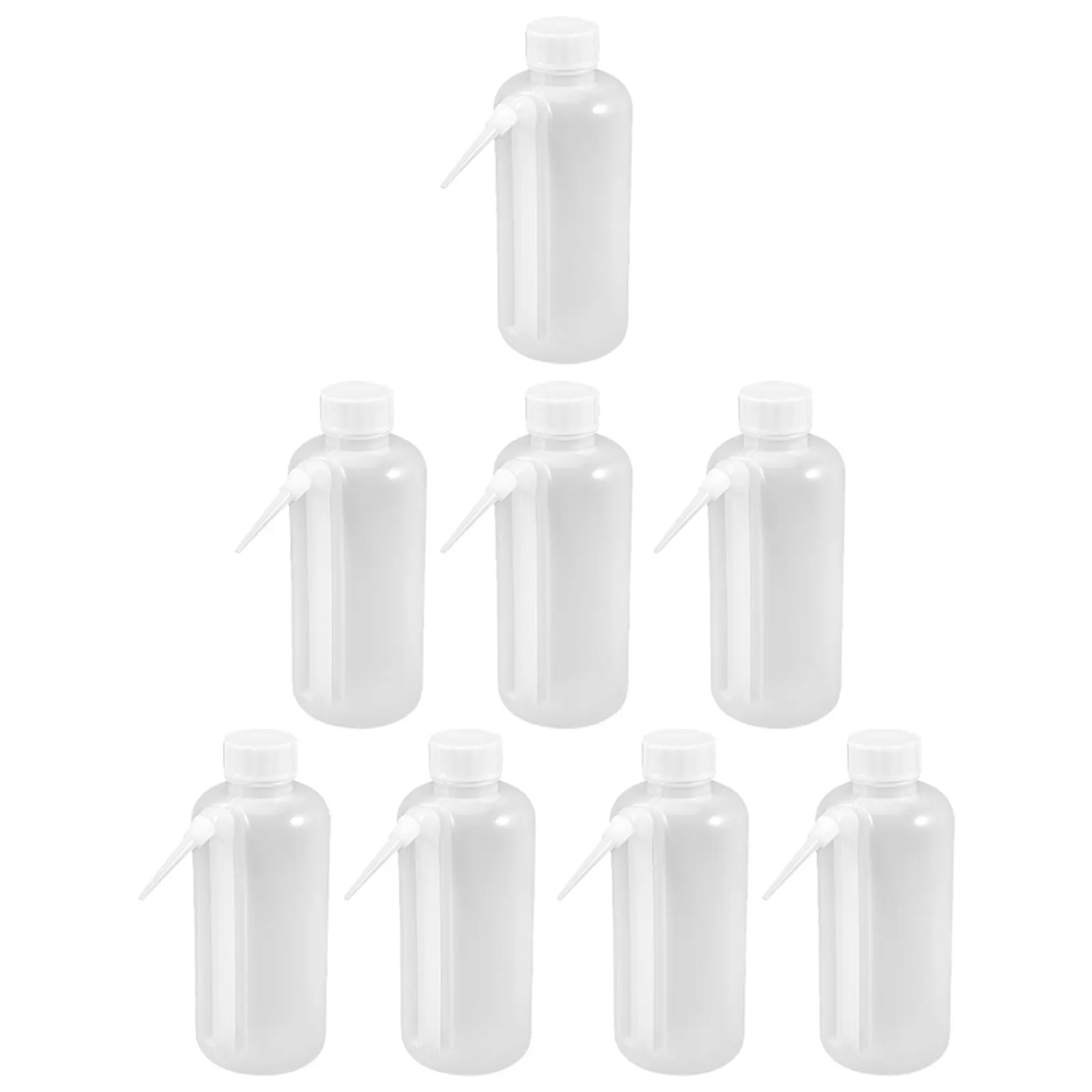 8Pcs Plastic Communion Wine Dispenser No Drip Bottle 500Ml Side Straw Leakproof Church Ceremony Holy Condiment Filling Squeeze