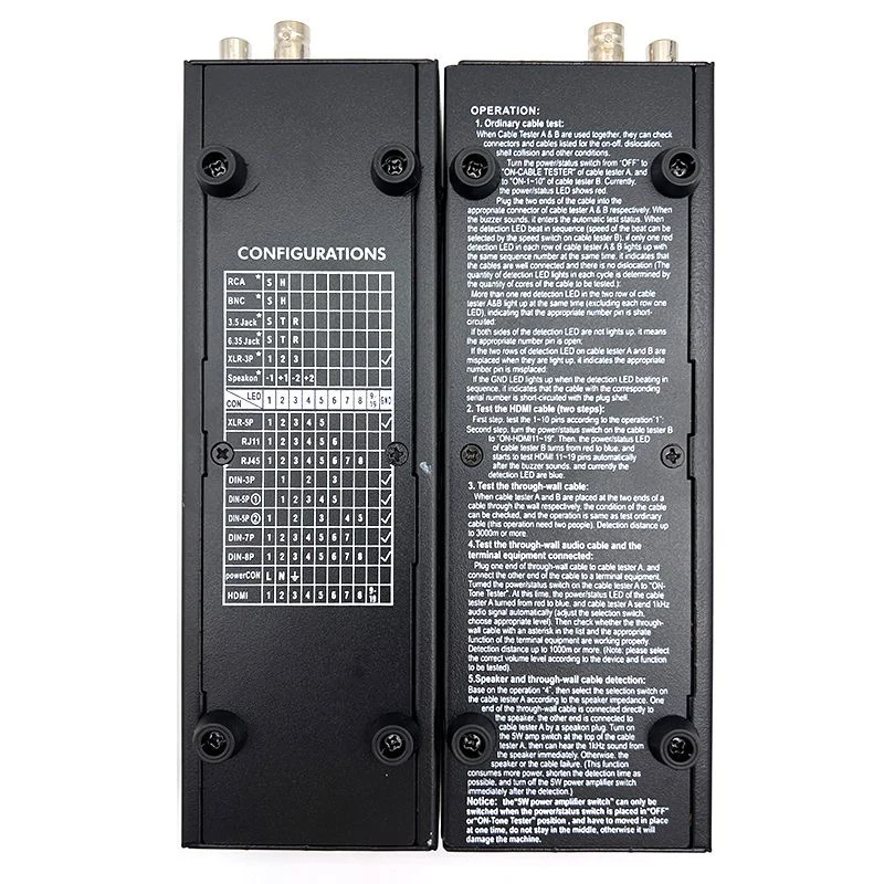 Imagem -05 - Linha Lateral Audio Automática Medidor Multi-função Separada Sinal do Xlr Hdm Ct88