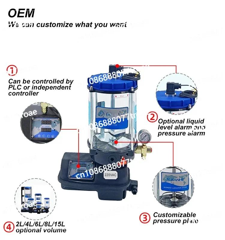 Lubrication System Grease Pump for Machine Central Lubrication Pump Automatic Grease Lubrication Electric Automatic Grease Pump