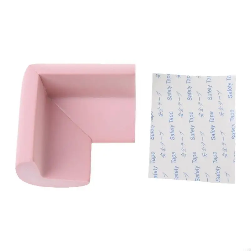 طاولة مطاطية لحماية الأطفال في زوايا المكتب لحماية الأطفال على شكل حرف L ناعمة L8RB