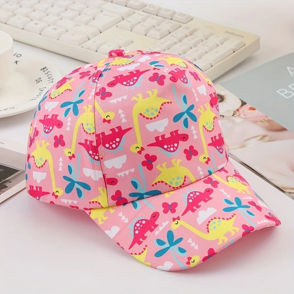 Dacron Dinosaur Children's Baseball Hat Printing Breathable Boys and Girls' Outdoor Sunshade Hats Sunscreen
