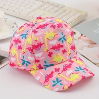 Dacron Dinosaur Children's Baseball Hat Printing Breathable Boys and Girls' Outdoor Sunshade Hats Sunscreen