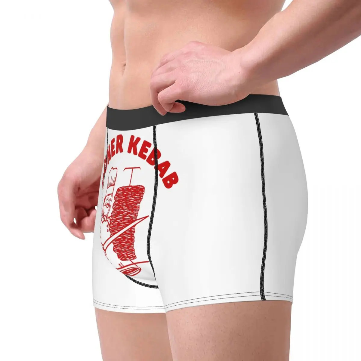 الملاكم السروال السراويل دونر كباب سراويل الرجال تهوية الملابس الداخلية لهدايا أوم رجل صديقها