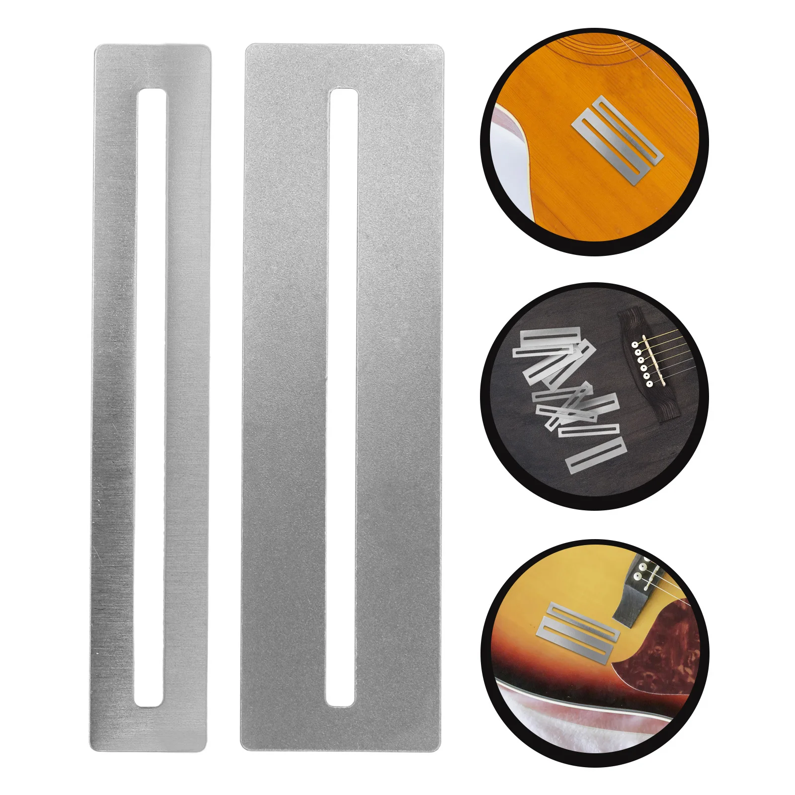 

10Pcs Metal Guitar Fretboard Guards Efficient Noise Reduction Fret Buzz Elimination Accessory Fingerboard Fret Guards