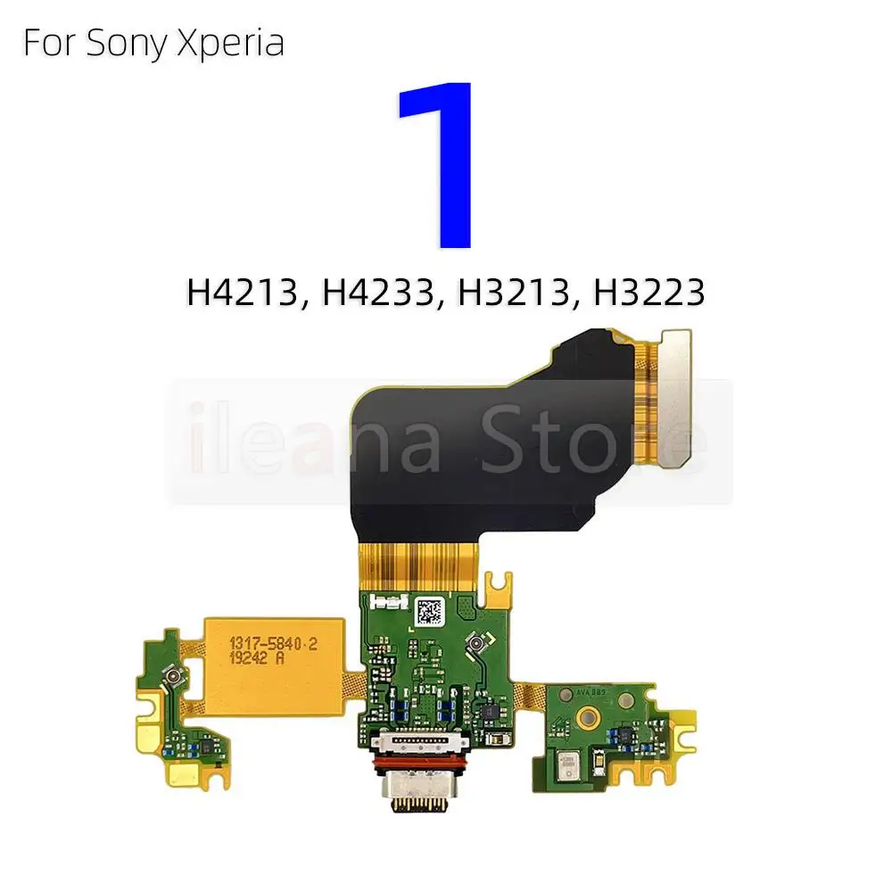 Aiinant USB Charging Dock Connector Port Charger Flex Cable For Sony Xperia 1 5 10 I II III 2 3 Plus Compact Premium