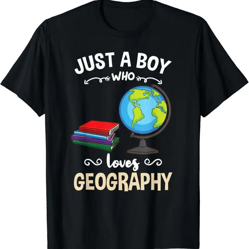 Juste un garçon qui aime la géographie T-shirt