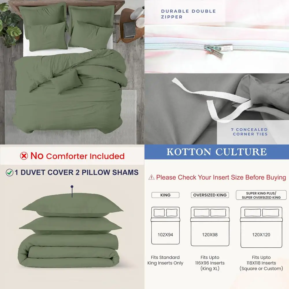 

Super King Plus Duvet Cover Set 100% Egyptian Cotton 600 Thread Count Comforter Cover Zippered Oversized King Size Bedding