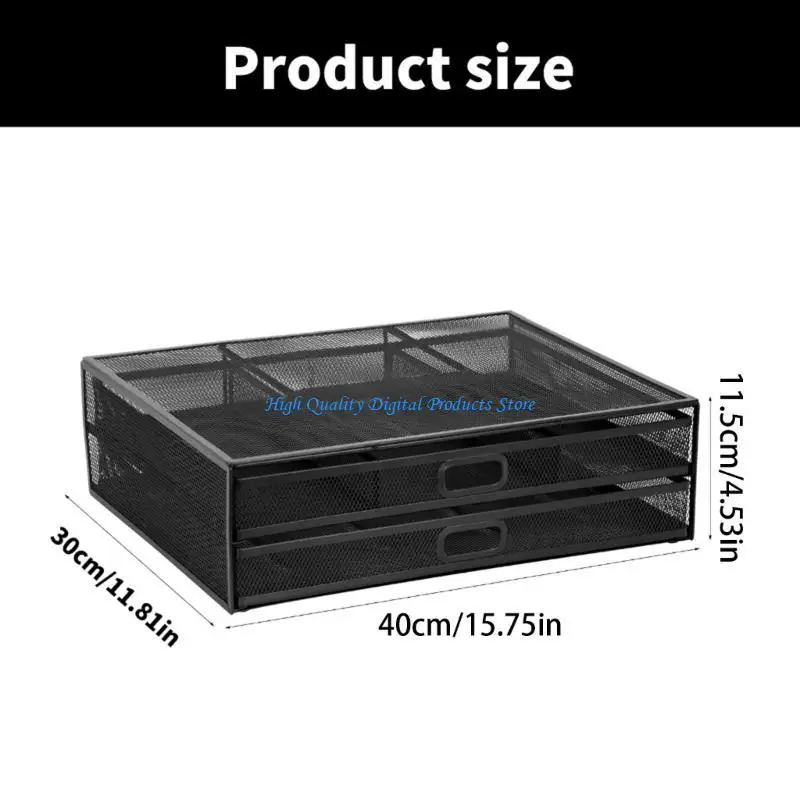 U2JE Monitor Komputer Berdiri Riser Monitor Riser Desktop dengan Laci Perlengkapan Kantor Sekolah