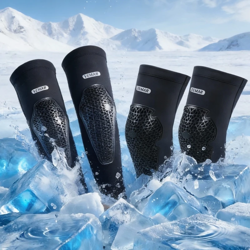 

VEMAR Breathable Anti-fall Motorcycle Knee Elbow Pads | High Elasticity Motocross Knee Guard | MTB Cycling Moto Sleeves Kneepads