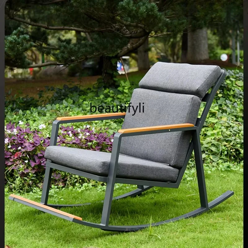 Outdoor Casual Recliner Couch Courtyard Adult Lunch Break Balcony  H