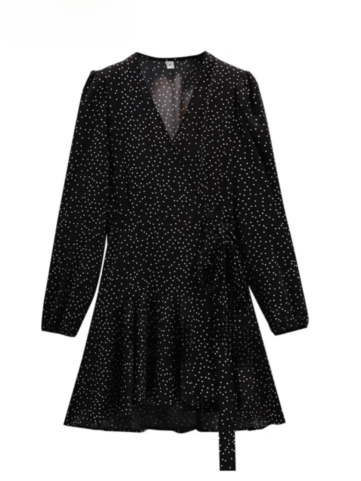 Sukienka maxi w kwiatowy wzór, damska, plus size, elegancka, modna, na wiosnę i jesień, z wysokim stanem, dekoltem w serek, długa, codzienna.