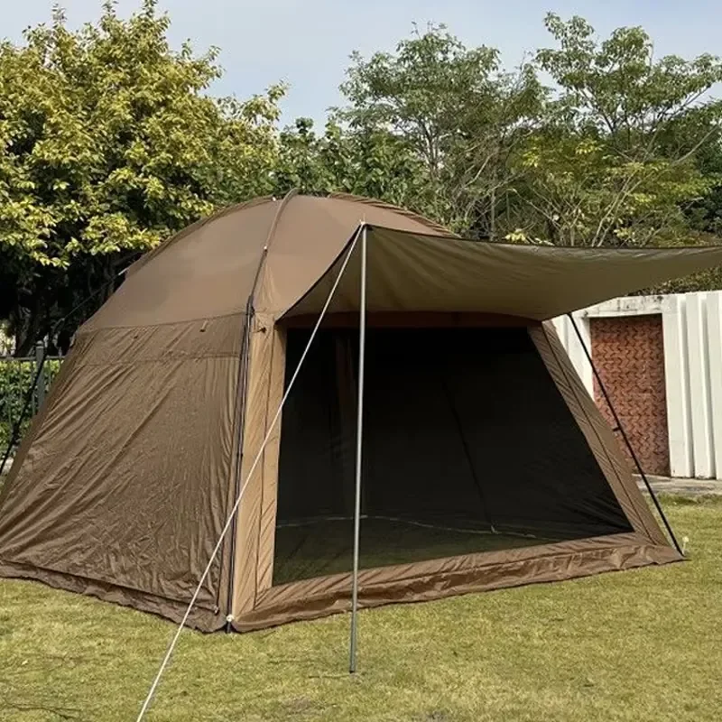 Canopy Two-in-One Sunshade Outdoor Canopy Tent Camping Rainproof Sun-proof Mosquito Net Anti-mosquito Oxford Cloth 3000mm