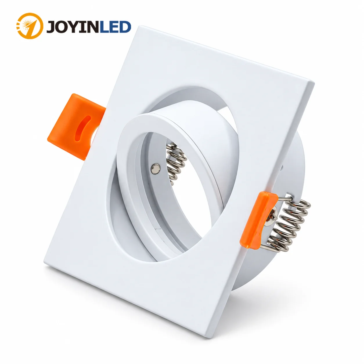 JOYINLED Spotlights Mounting Frame 1/10PCS GU10 MR16 Aluminum Square Recessed for Gallery Bathroom Hotel Library Entryway