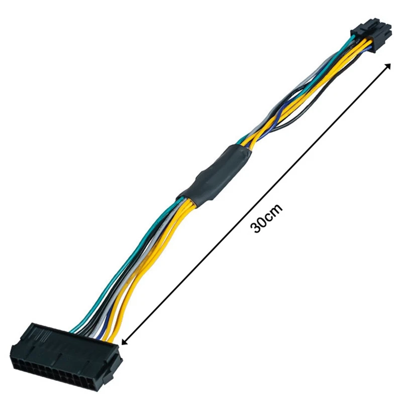 TTKK-Câble adaptateur d'alimentation ATX PSU 5X 24 broches à 8 broches, 12 pouces (30cm), pour DELL Optisake 3020 7020 9020 Precision T1700