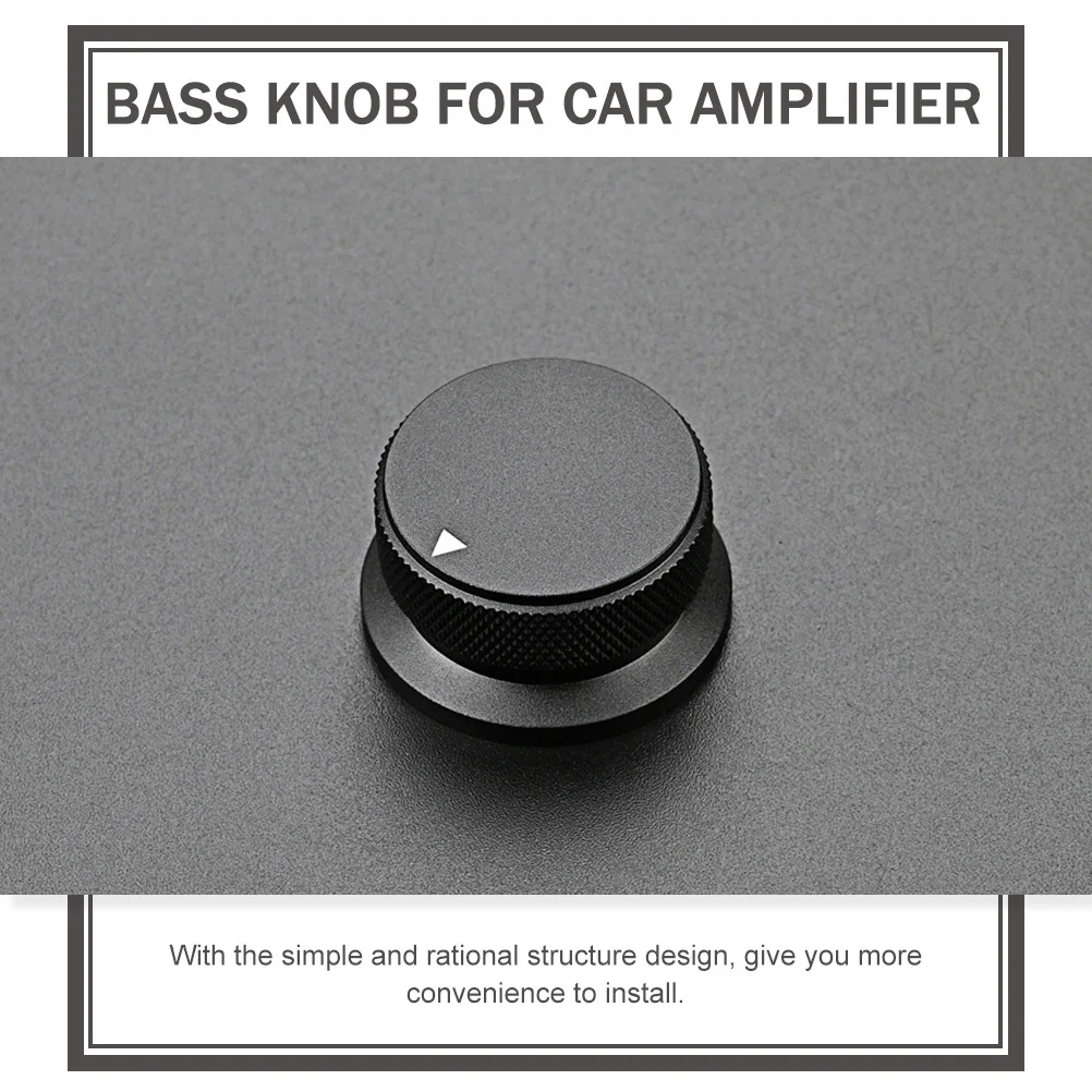 

Potentiometer Knob Volume Tone Control Knobs DIY Bass for Car Amplifier Black Guitar
