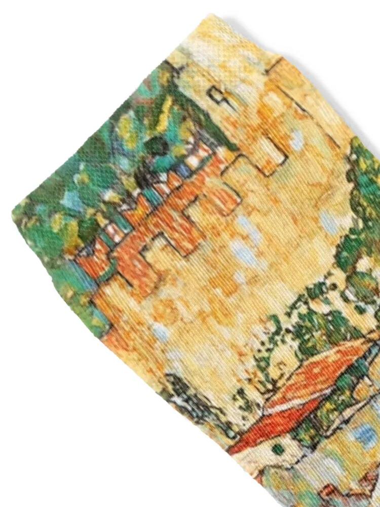 Gustav Klimt Malcesine on Lake Garda Socks crazy designer luxe anti slip football Ladies Socks Men's