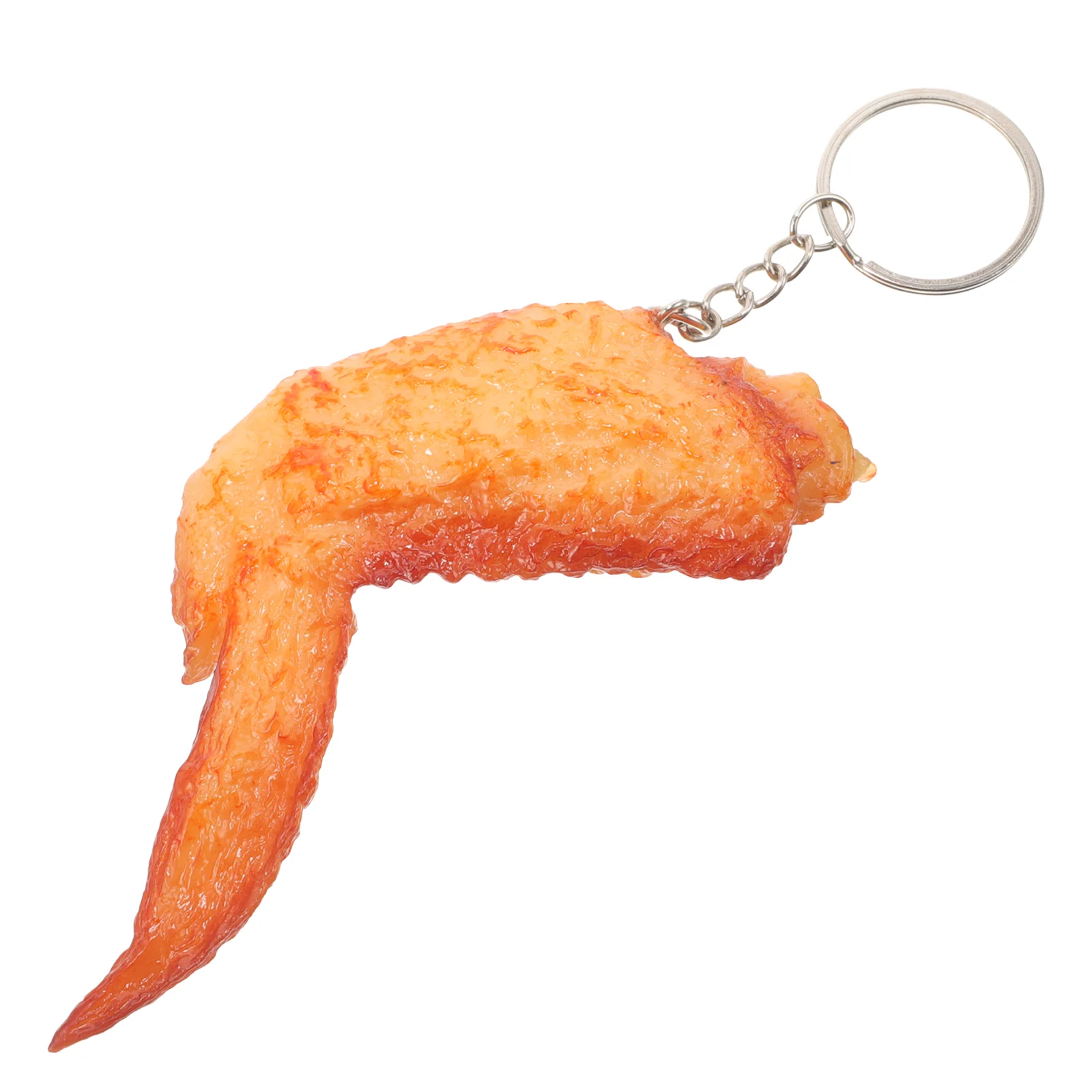 

Simulated Secret Grilled Chicken Drumstick Key Chain Pendant Gift Personalized Student Schoolbag Wing Keyring Pvc Decorative