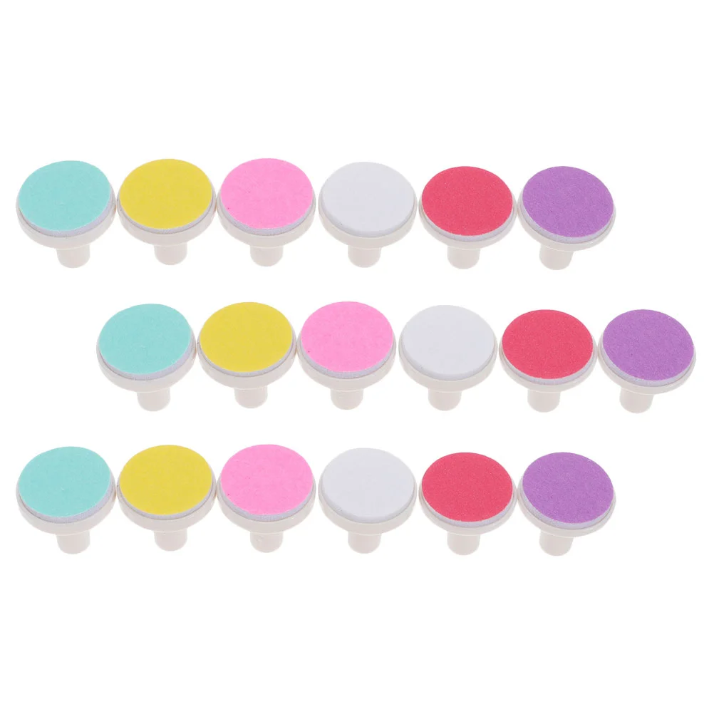 18Pcs Baby Nail File Refill Grinding Heads Polish Disc Nail File Replacement Pad Electric Nail Clipper Pads