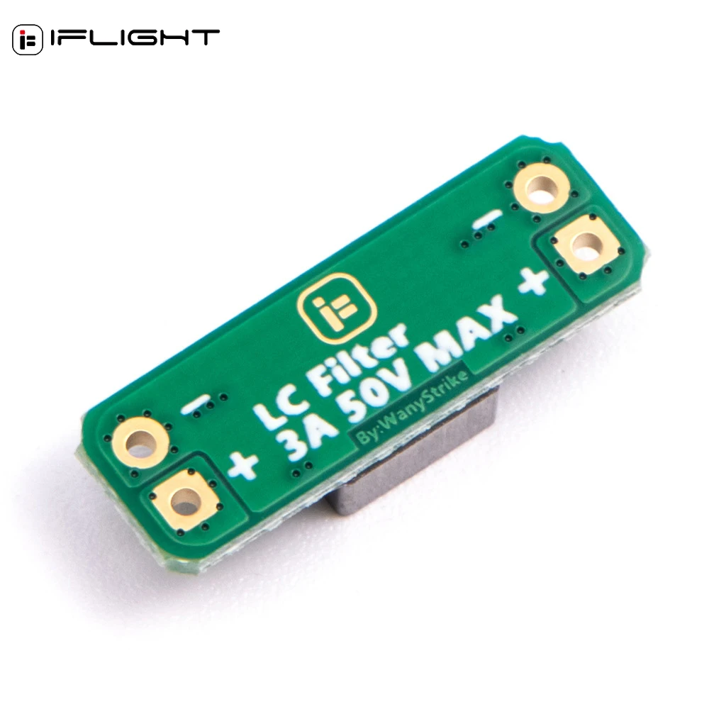 Moduł filtra IFlight LC 5-30V 3A wbudowana ochrona przed odwrotna polaryzacja zmniejsza efekt promieniowanej interferencji dla dron FPV